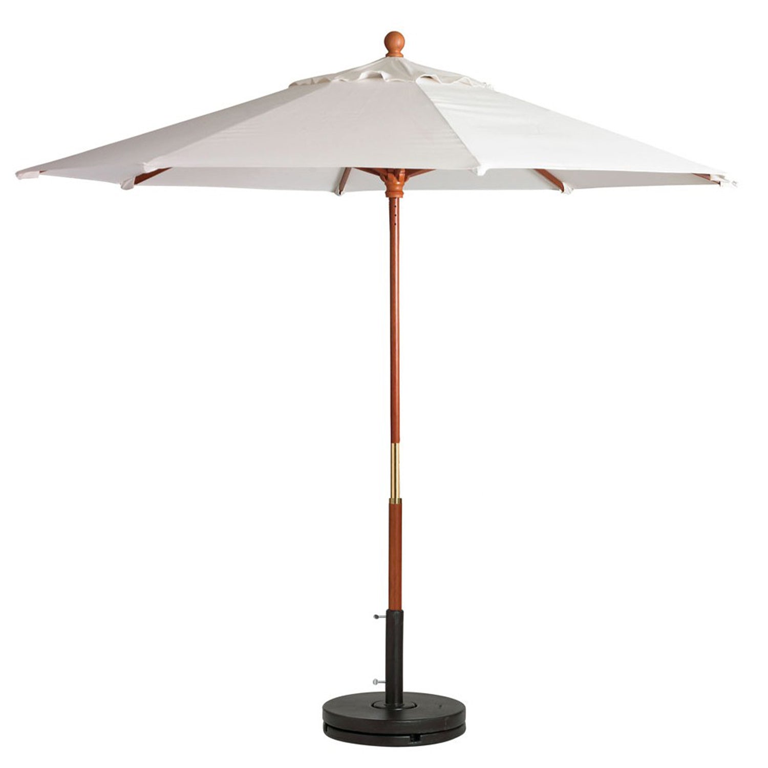 Wooden shop market umbrella