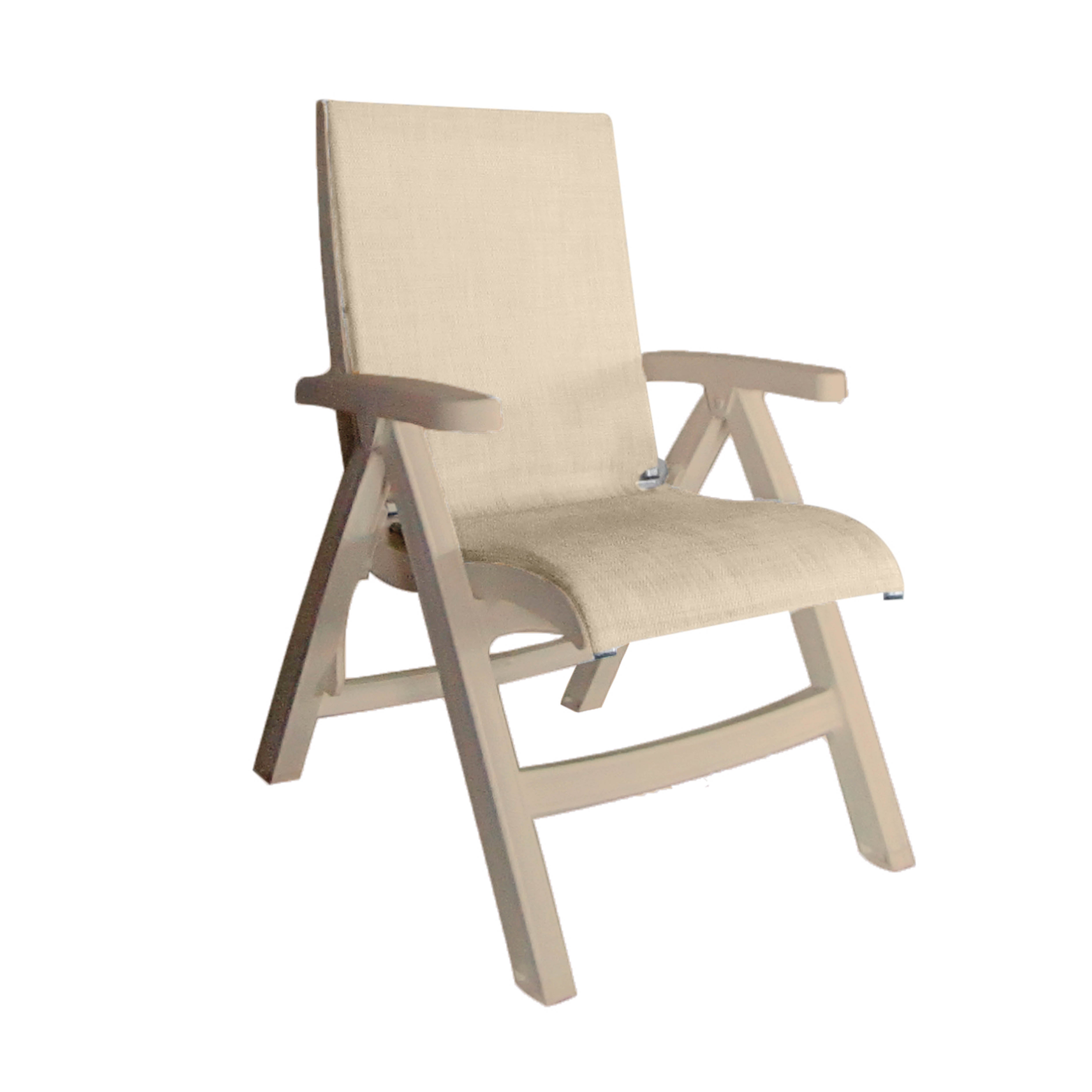 Jamaica Beach Folding Chair - Straw/Sandstone