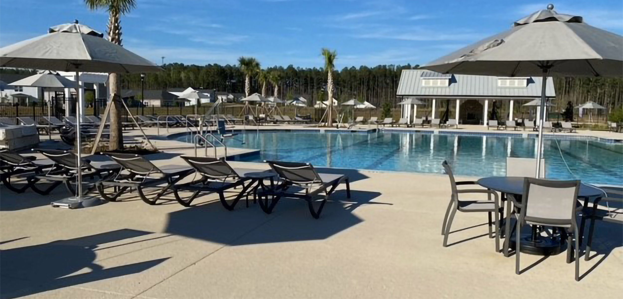 Sunset Chaise Lounges and Armchairs at Waston Hill's Pool