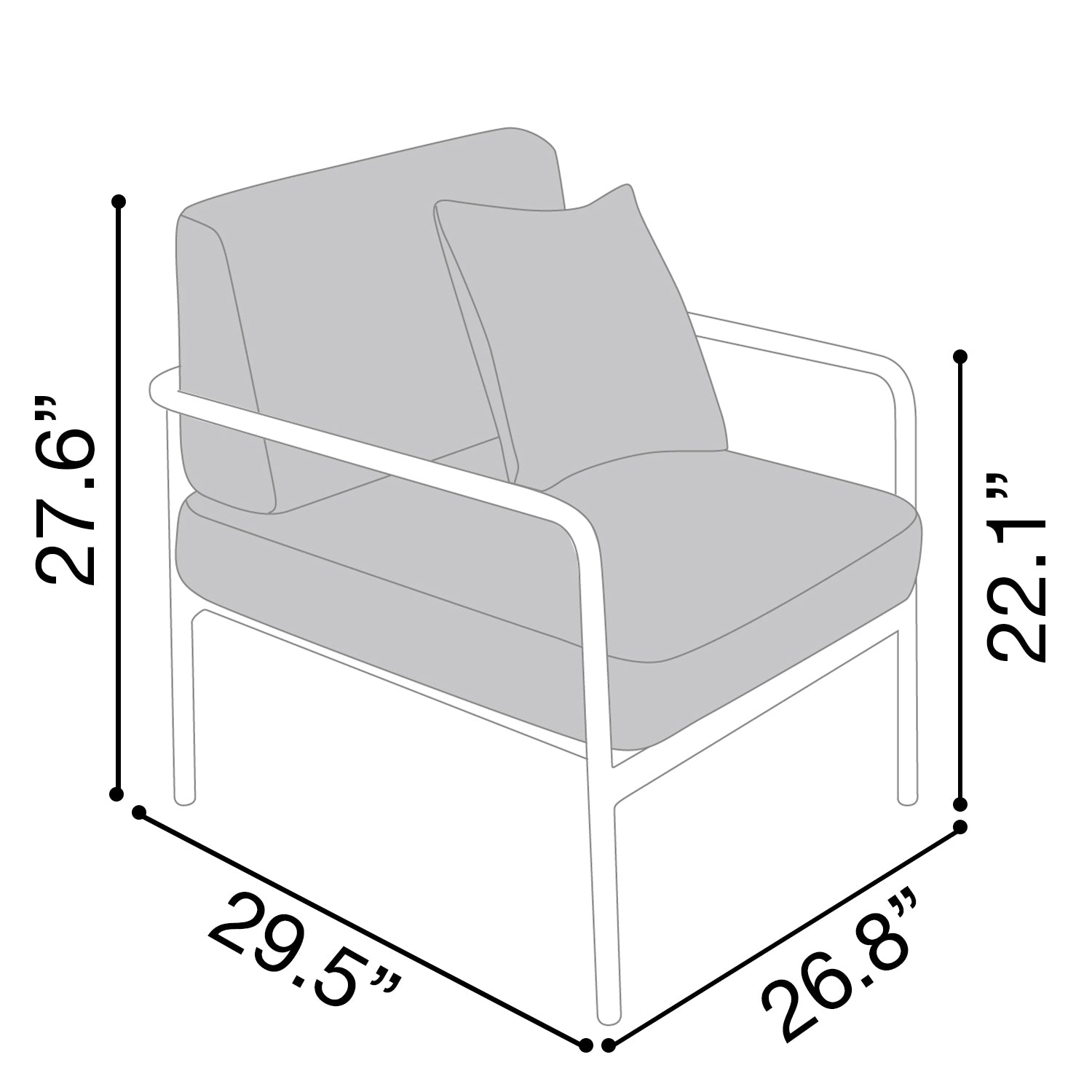 Aurora Deep Seating Set