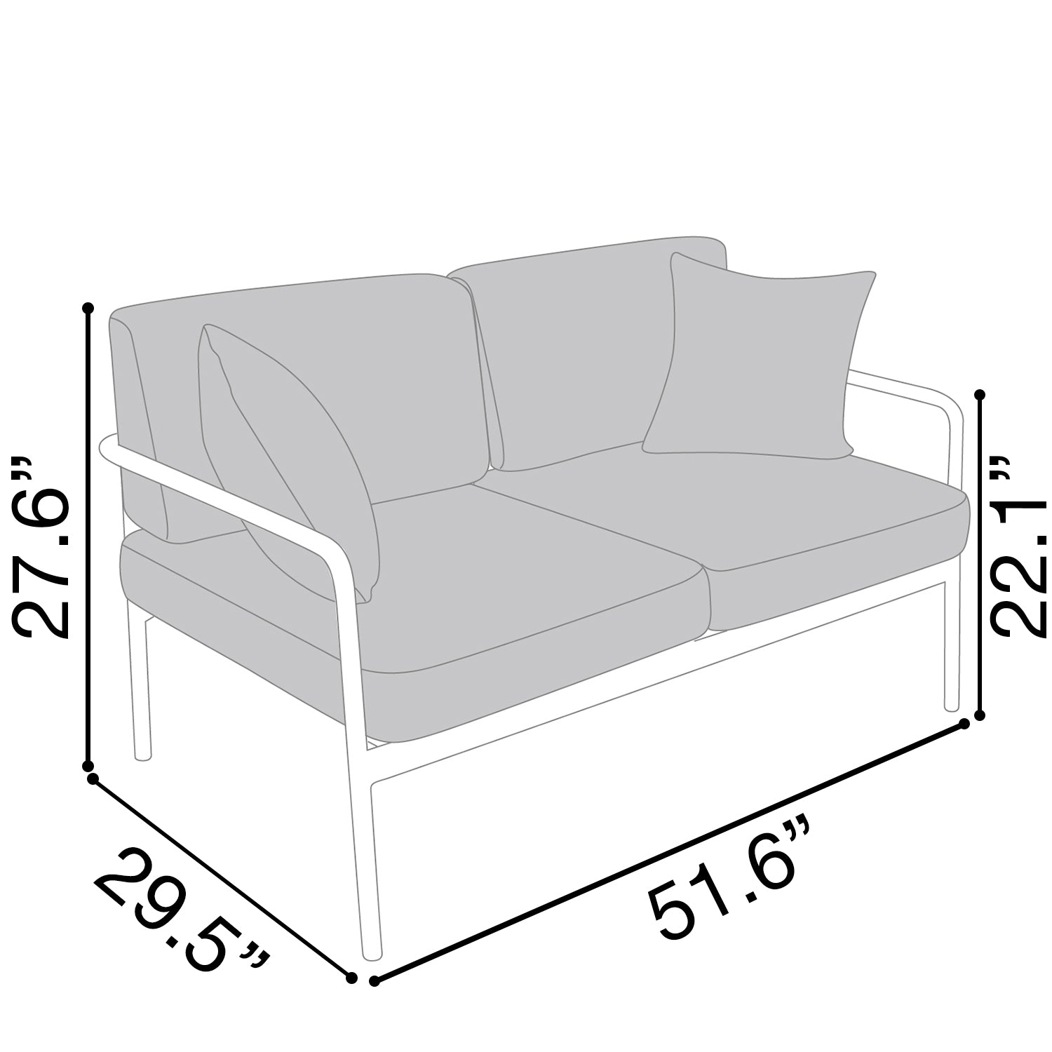 Aurora Deep Seating Set